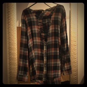 **BUCKLE** Gilded Intent Shirt S or M